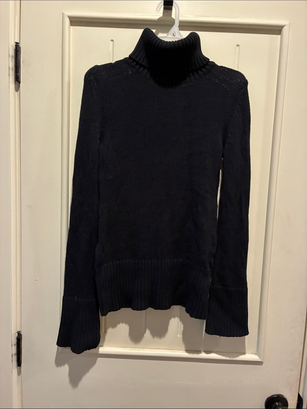 Classic Kenneth Cole Black Turtleneck Sweater for Women